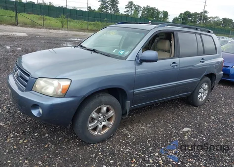 2004 Toyota Highlander V6 from USA, damaged, VIN JTEEP21A440042595